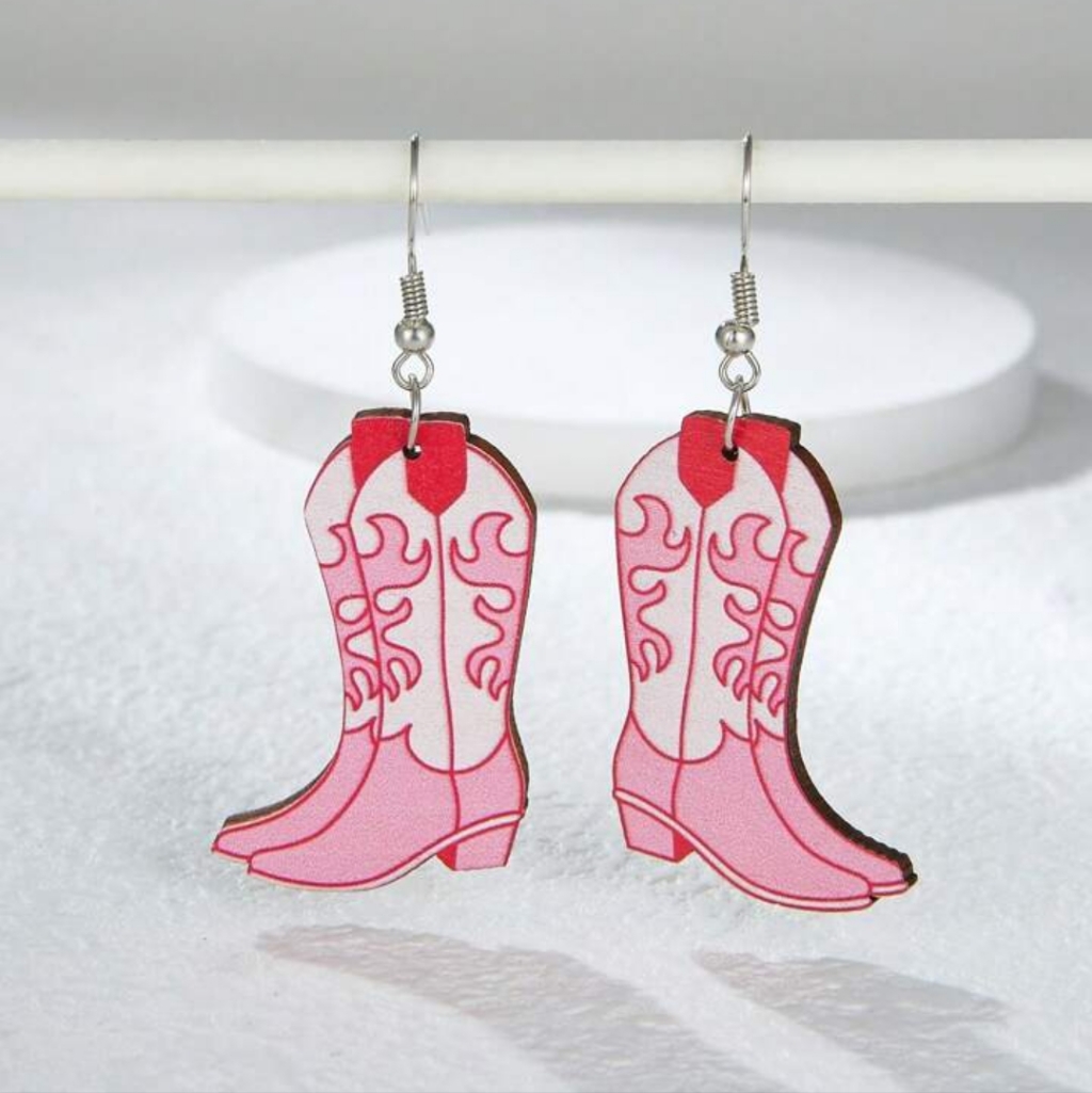 Nwt Cowgirl Flame Earrings